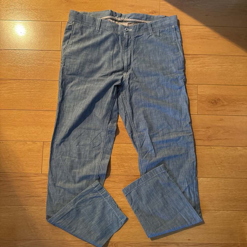 *Borelio Men's 36X32 Blue denim Finish Straight Leg Blue Denim Jeans